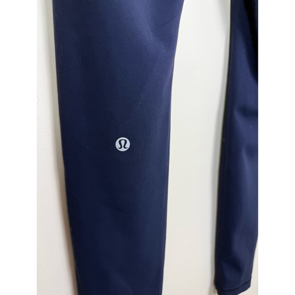 Women's Lululemon Wunder Train HR Tights Pockets Leggings Size 6 Navy Blue 28” - Picture 8 of 10
